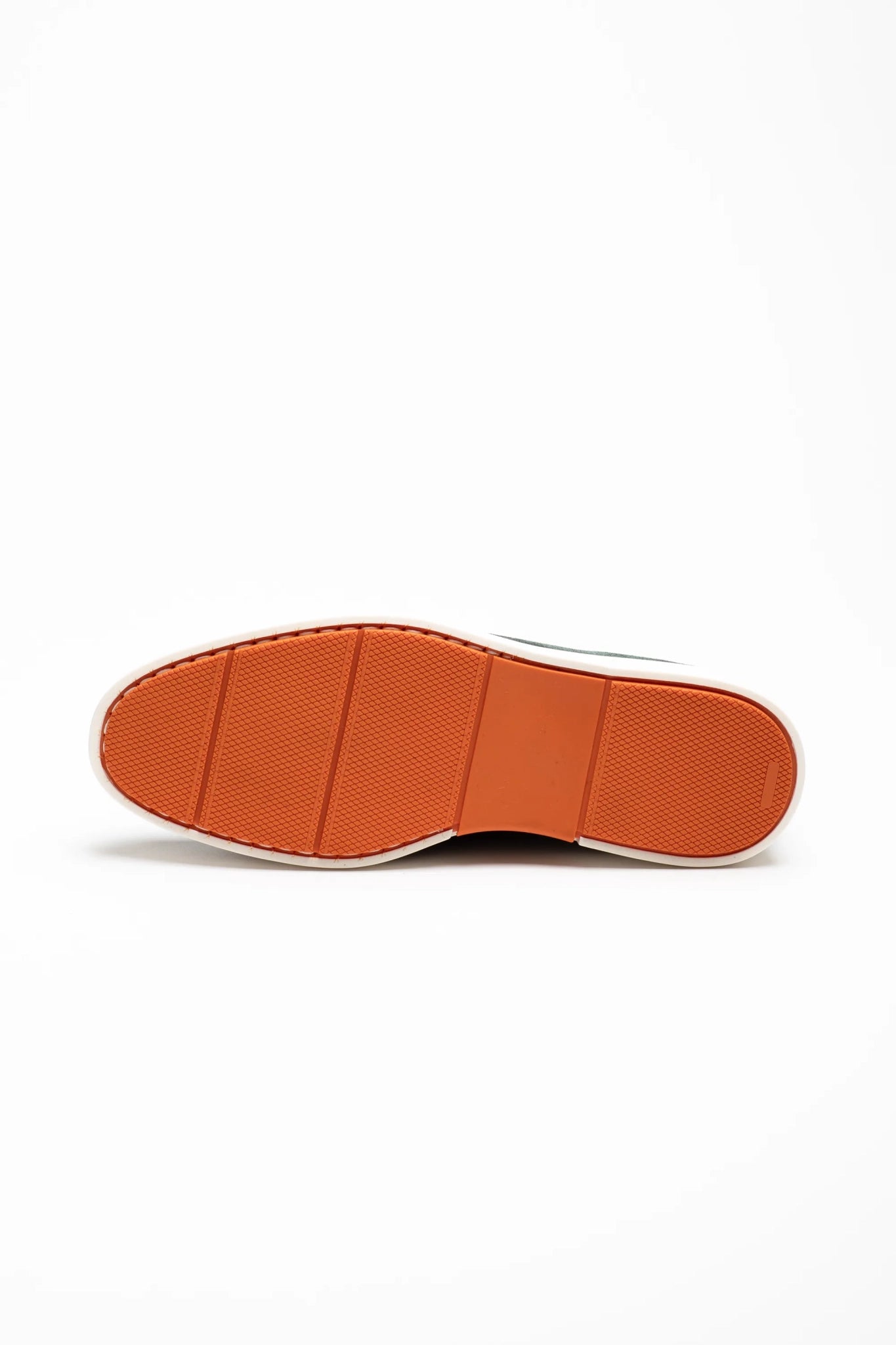 Grüner Loafer-Schuh aus weichem Wildleder