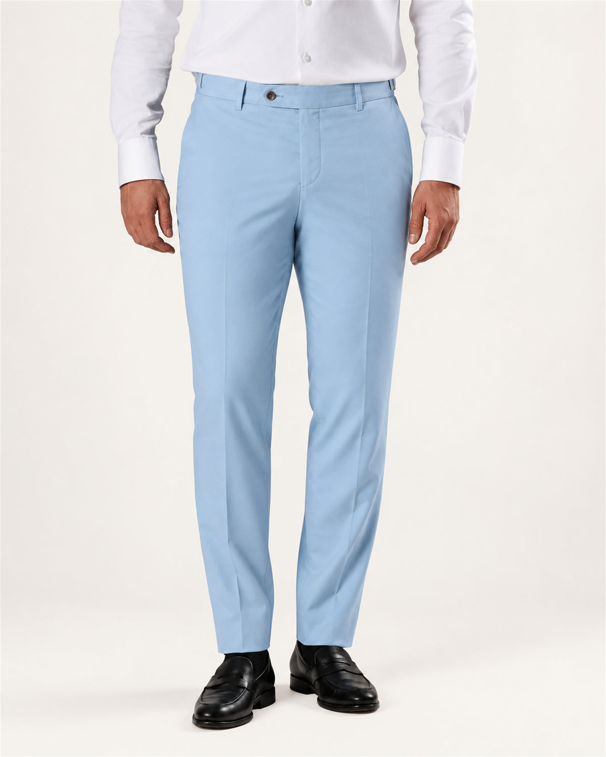 Light blue slim fit chinos