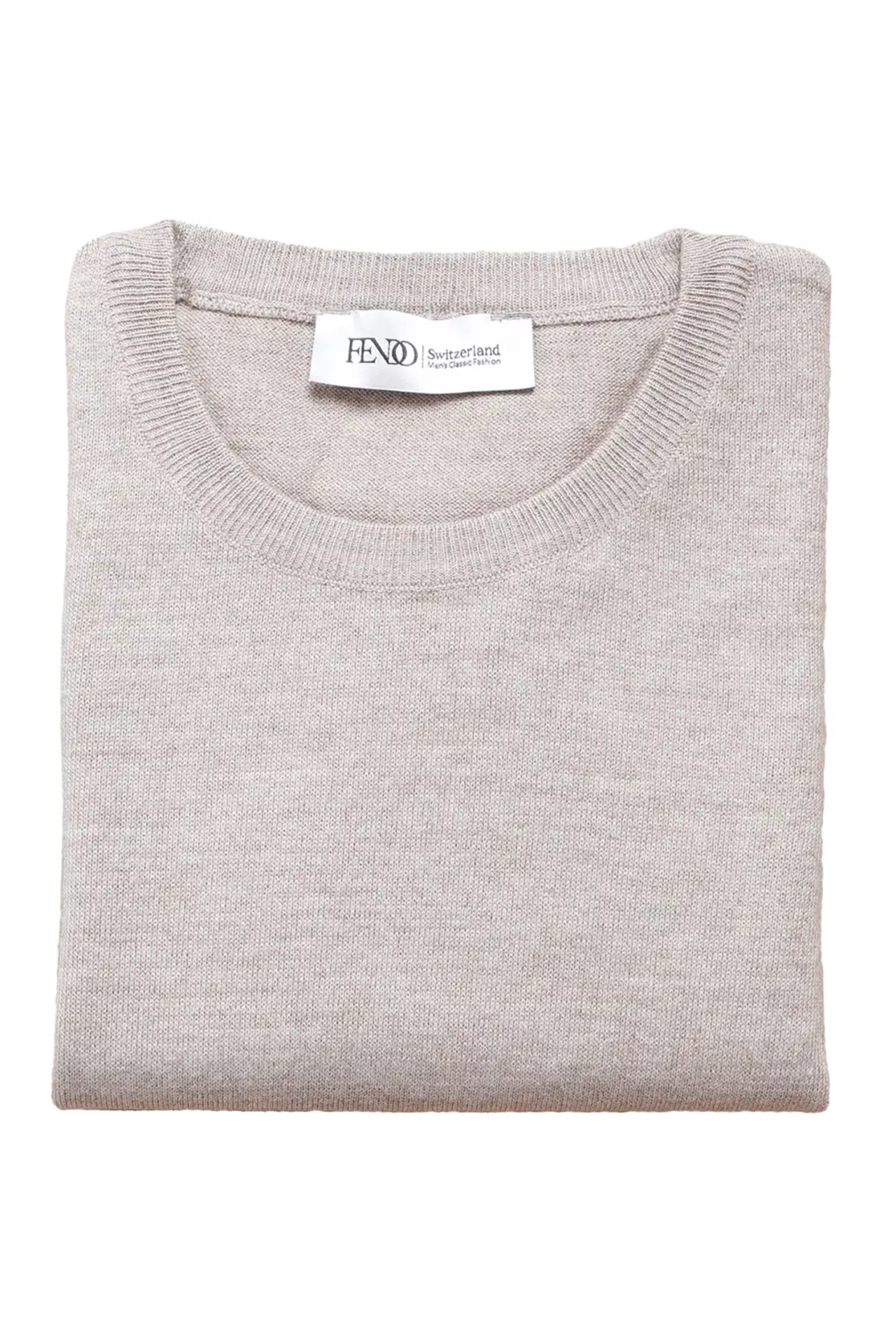 Klassischer Pullover mit Rundhalsausschnitt