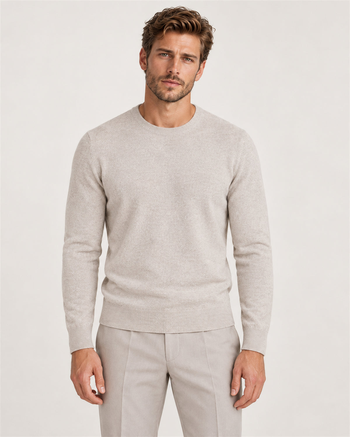 Classic crew neck sweater