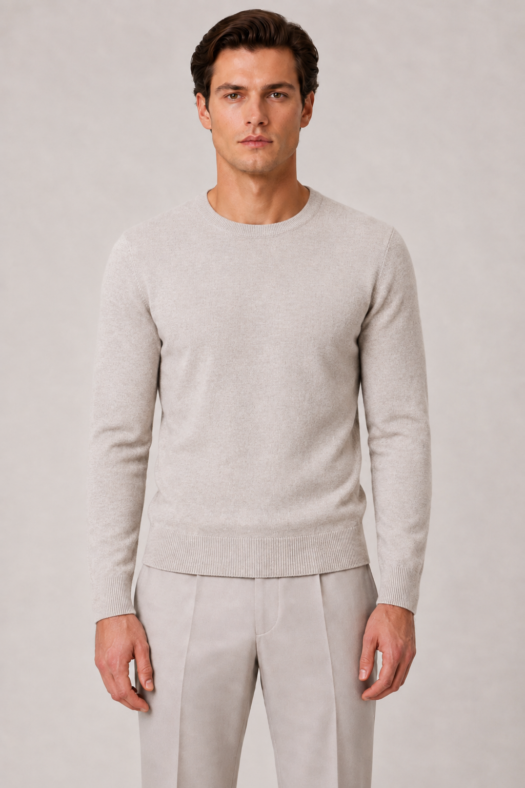 Classic crew neck sweater