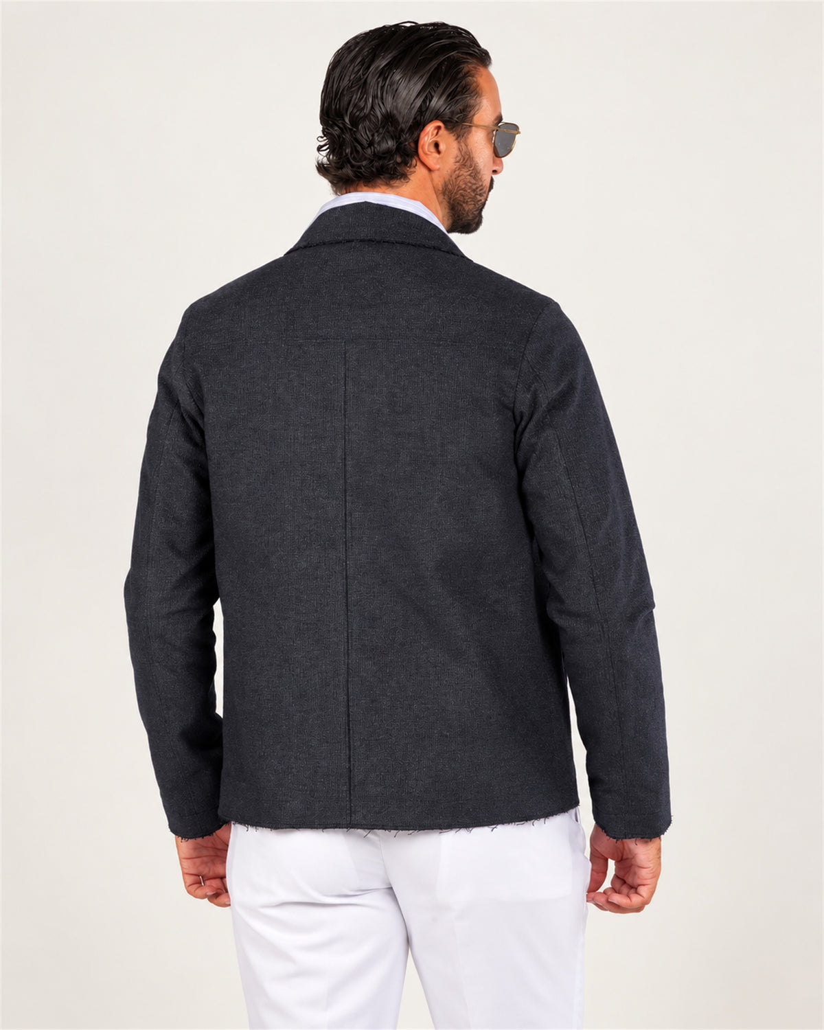 Marineblaue italienische Jacke