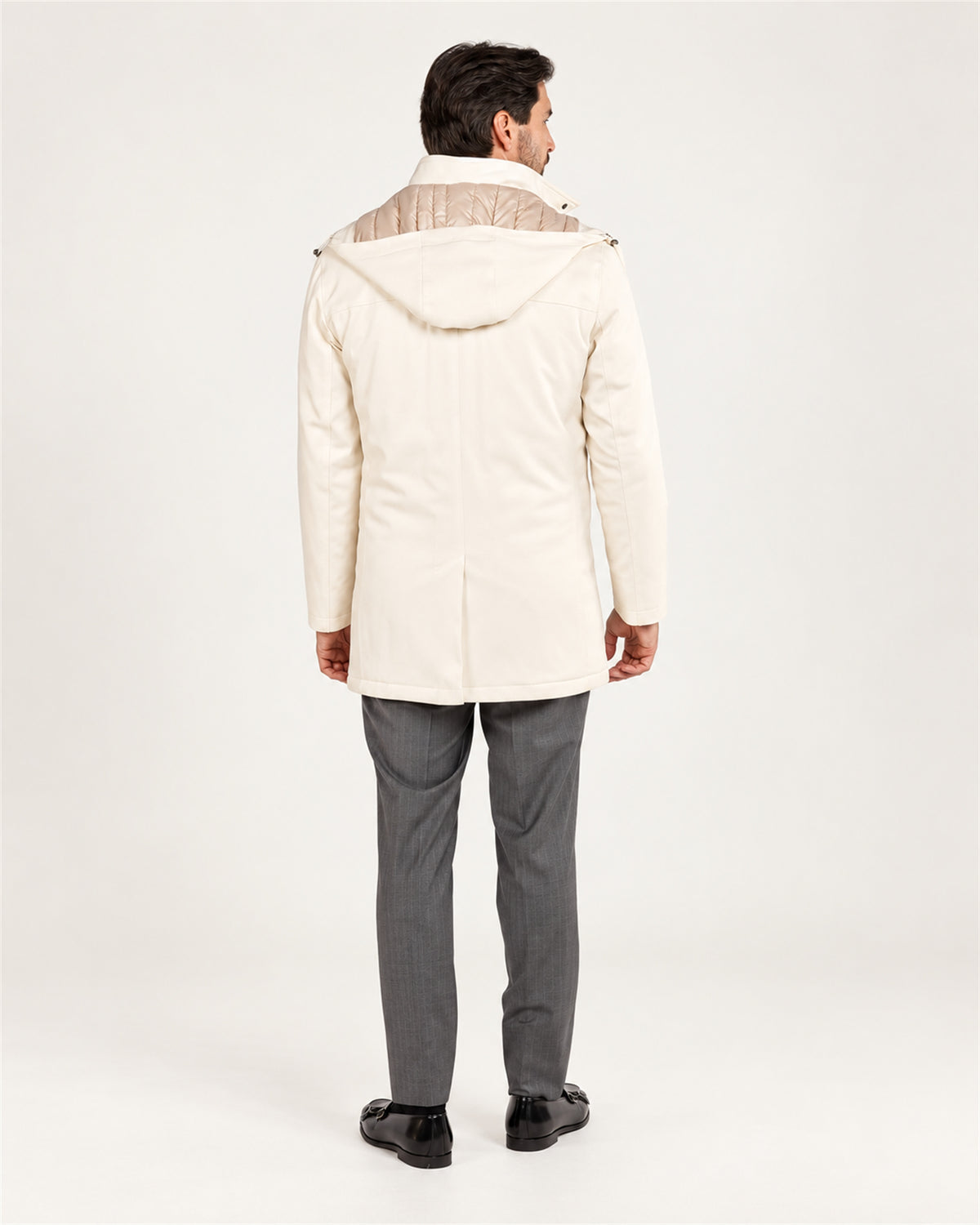 Off-White italienische Jacke aus Baumwollmischung