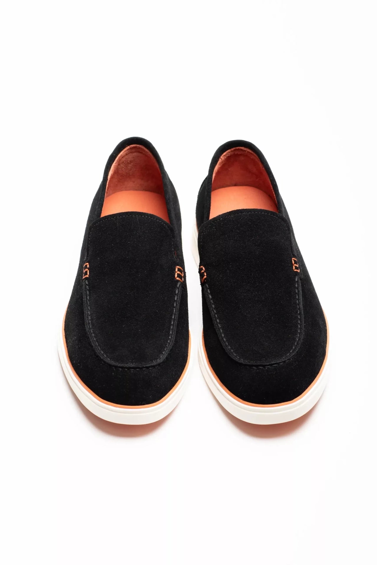 Schwarz Weich Wildleder Lafer-Schuh