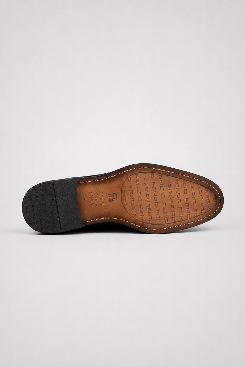 Black calfskin penny loafers