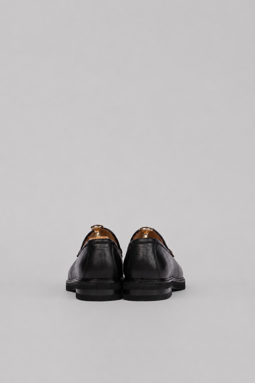 Schwarzer Horsebit-Loafer aus Kalbsleder
