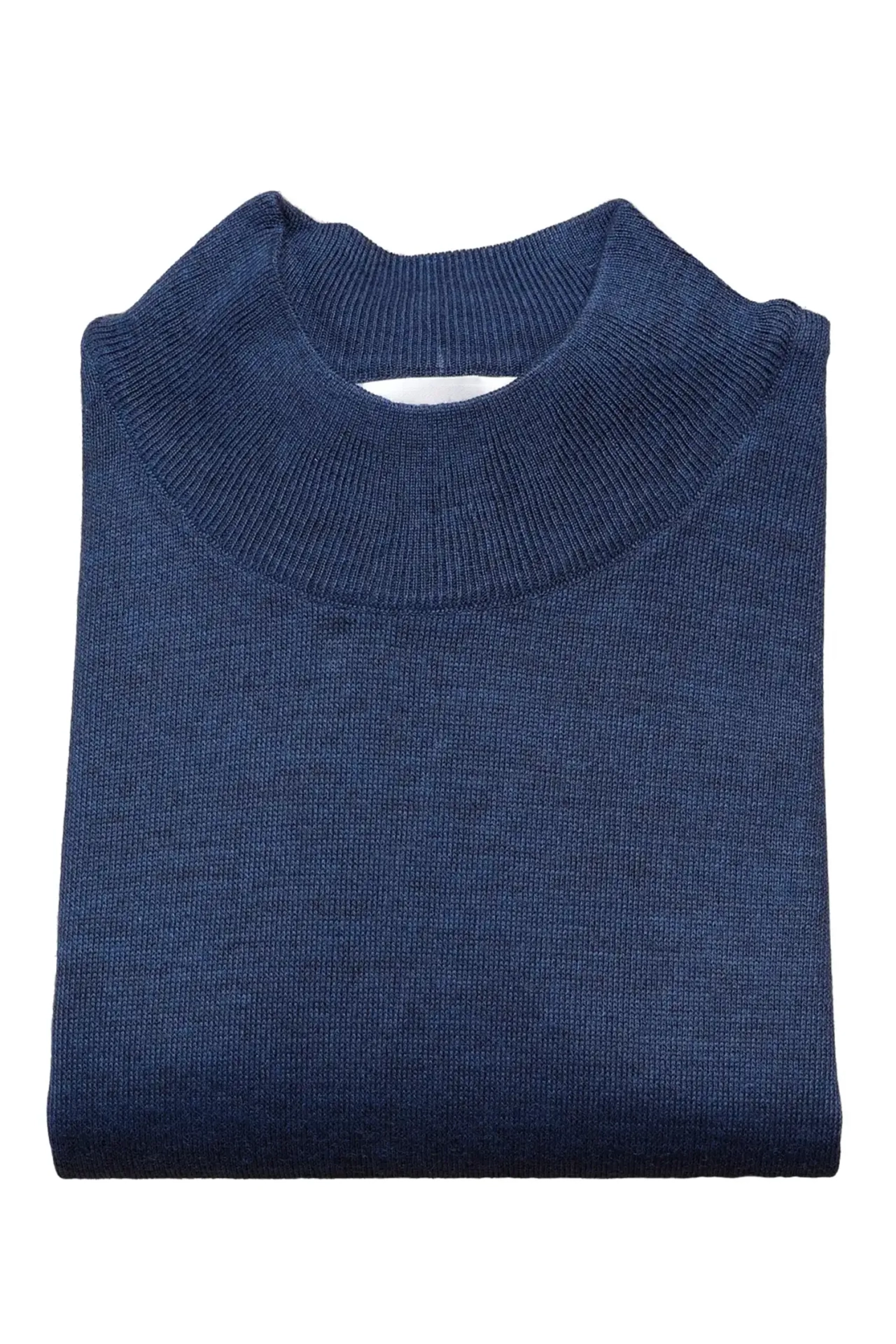 Stehkragenpullover Blau