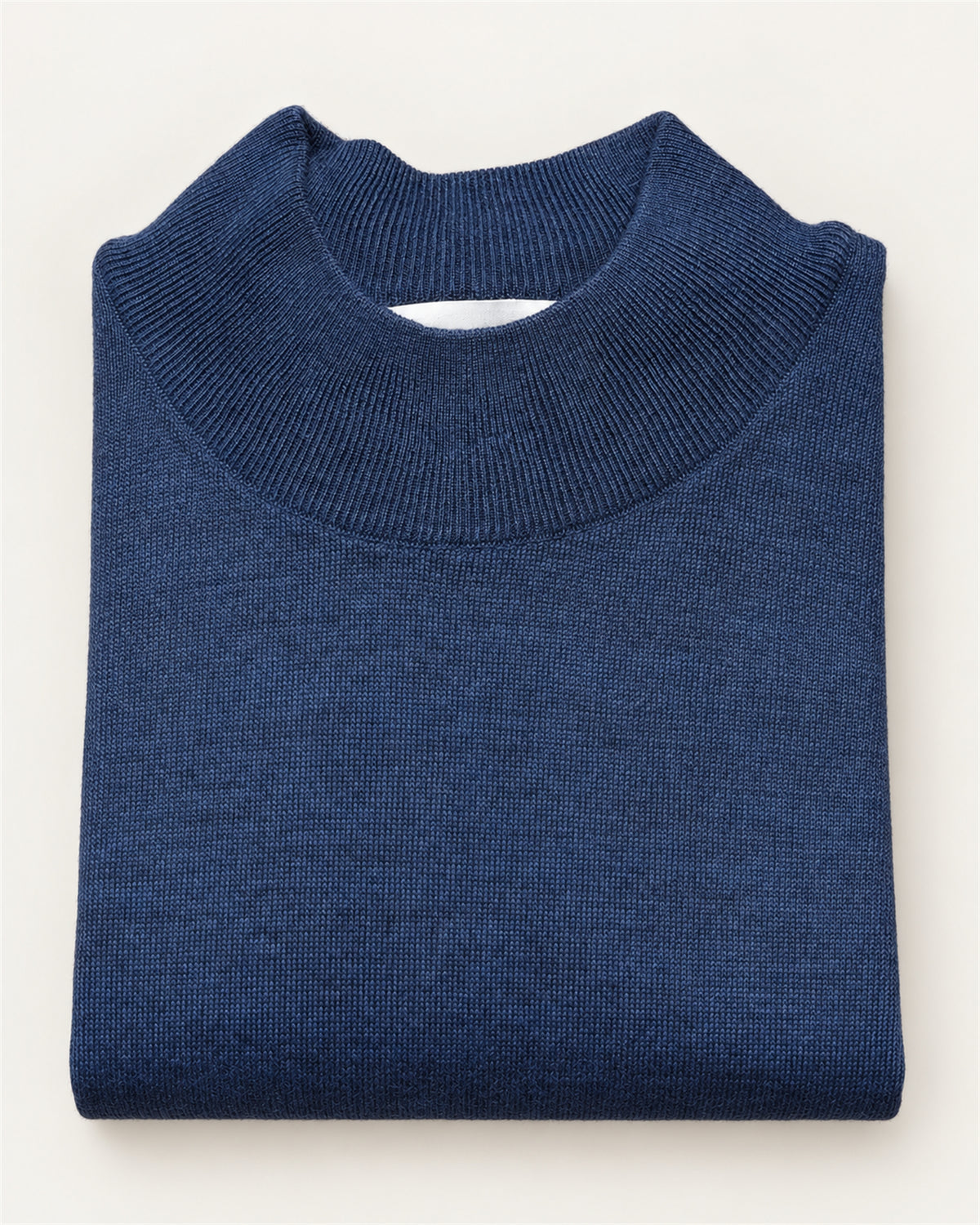 Stehkragenpullover Blau