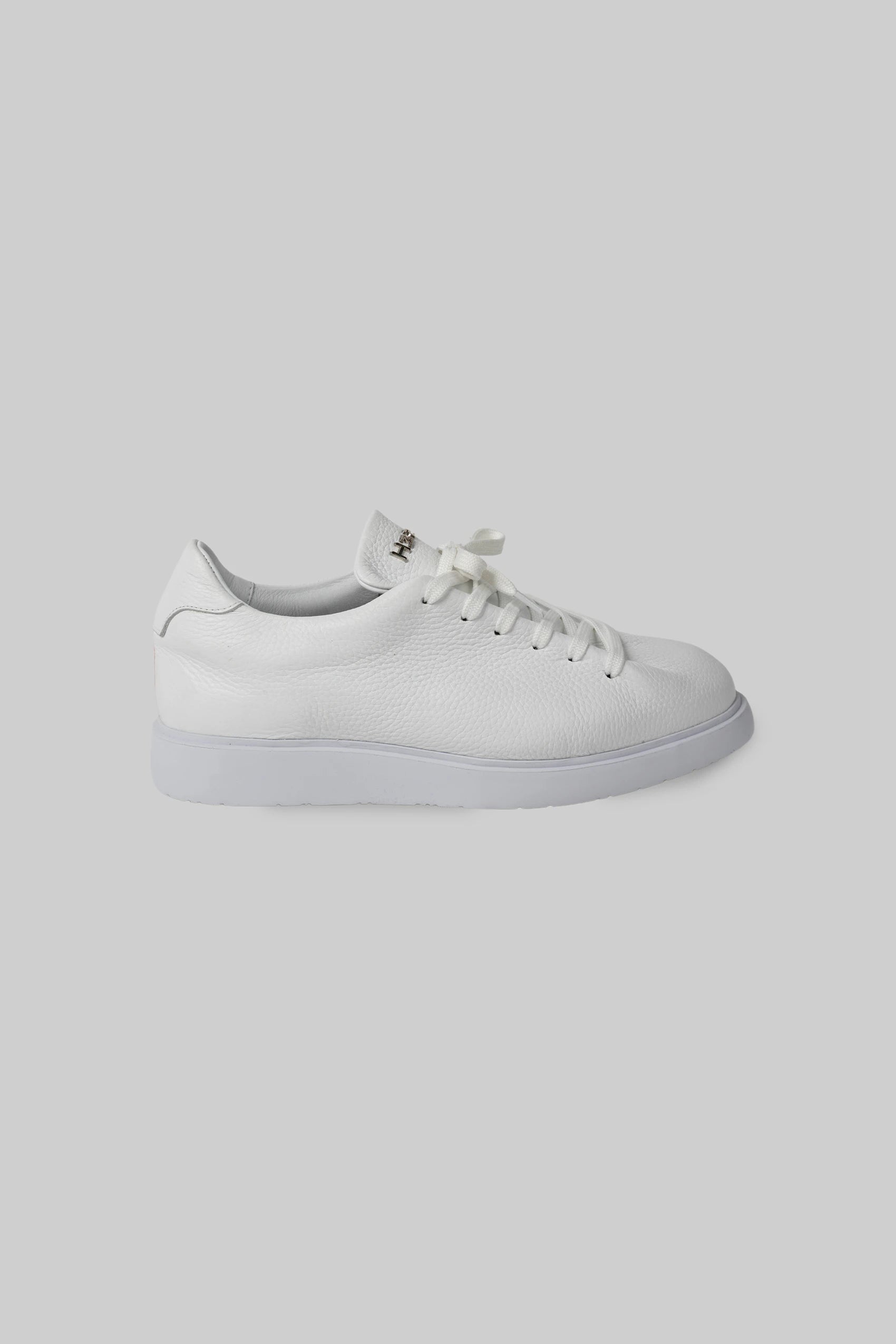 White leather sneakers