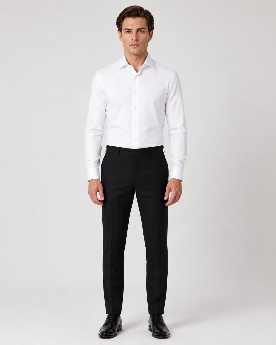 Weißes Slim Fit Hemd
