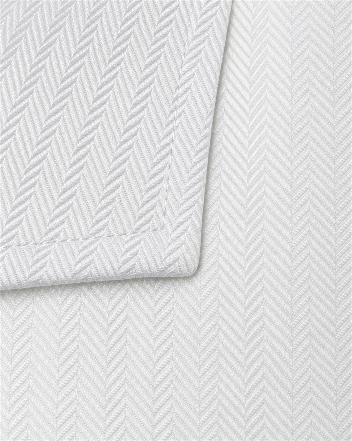 White striped slim fit cotton shirt