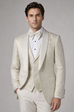 Champagner Smoking Herren – Luxus für Hochzeit &amp; Gala