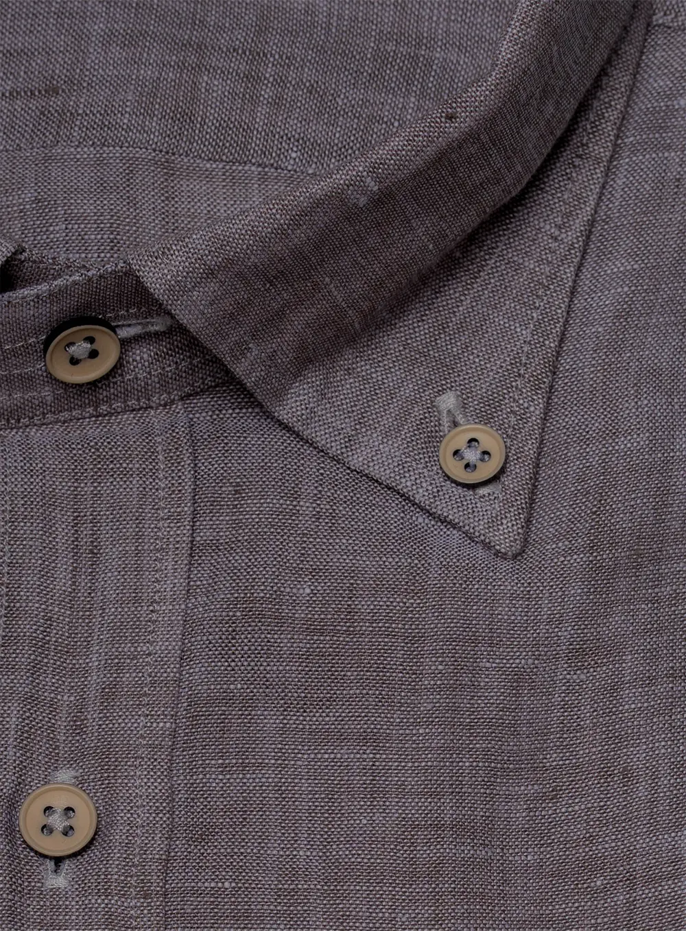 Graues Slim Fit Hemd aus Twill