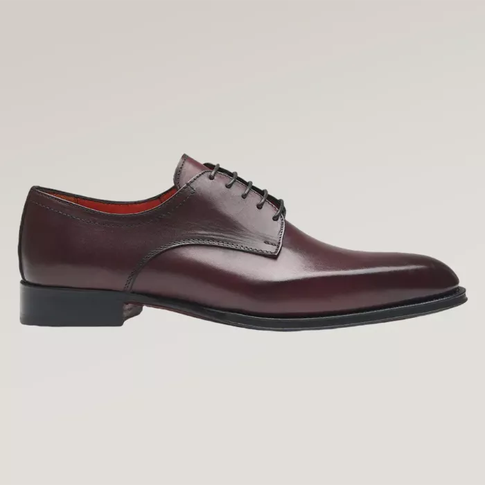 Chaussure derby en cuir Bordo