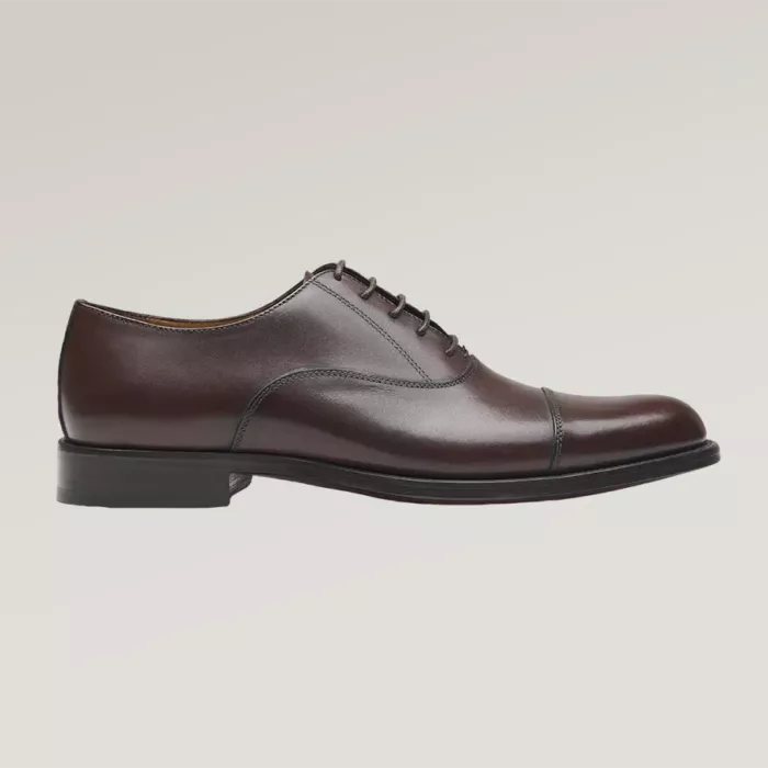 Oxford-Schuh aus braunem Leder