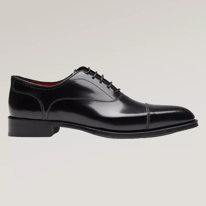 Oxford Schuh aus Leder schwarz