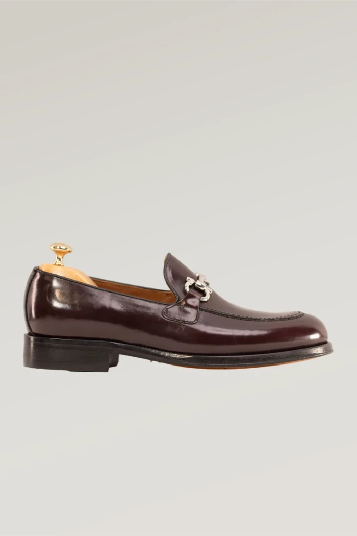 Bordo Leather Horsebit Loafer