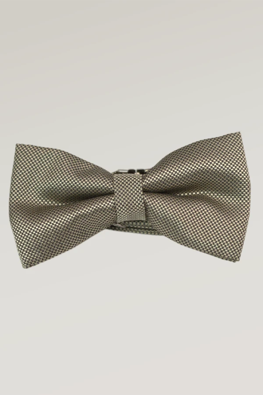 Green pre-tied bow tie
