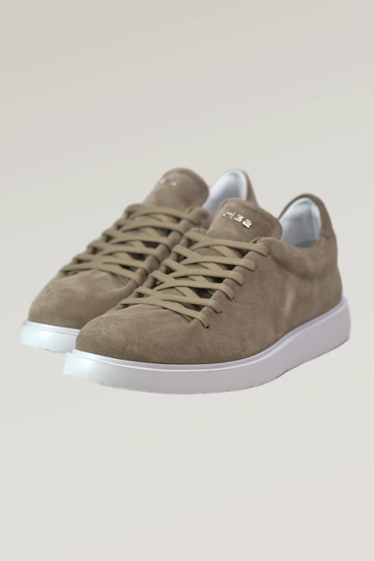 Beige Suede Sneaker