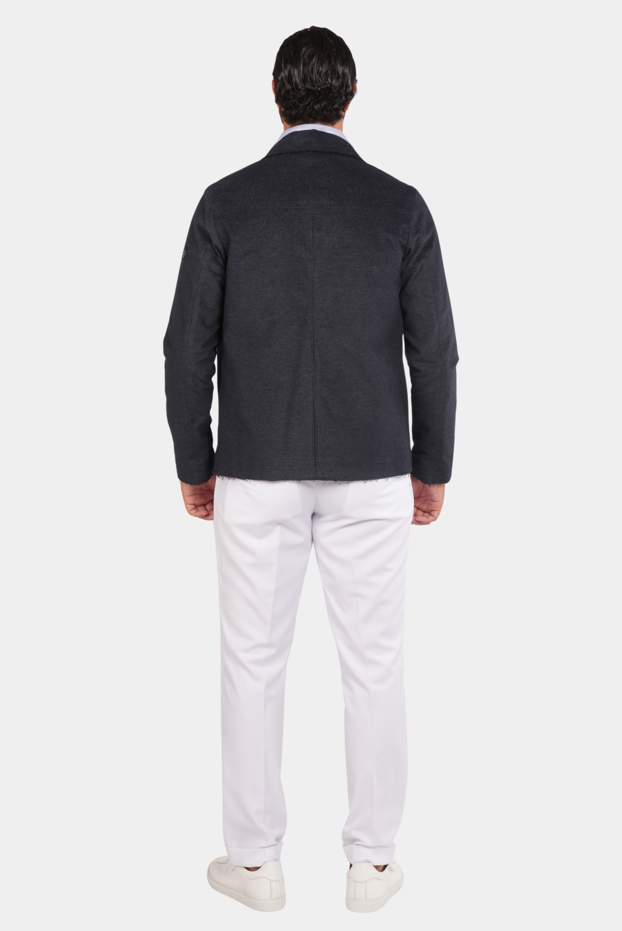 Marineblaue italienische Jacke