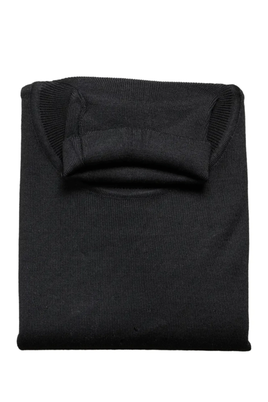 Rollkragenpullover Schwarz