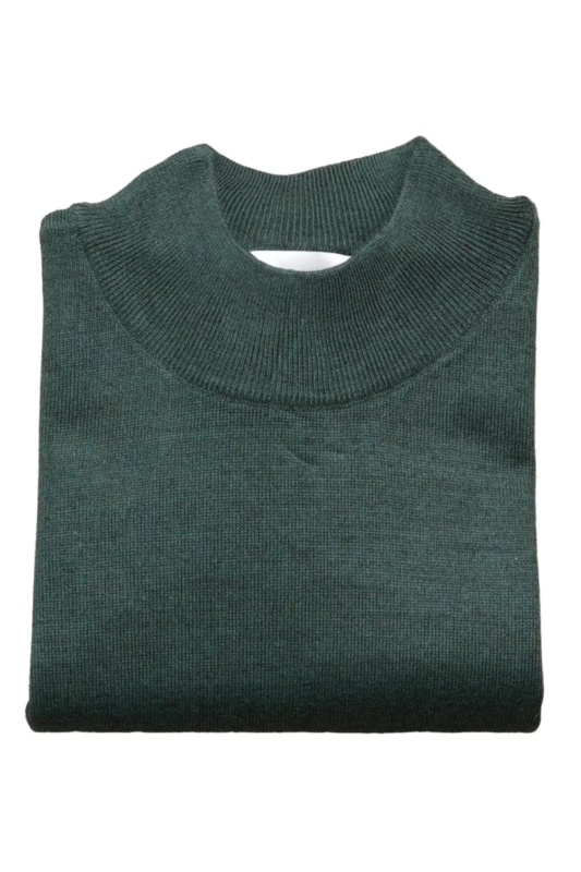 Stehkragenpullover Grün