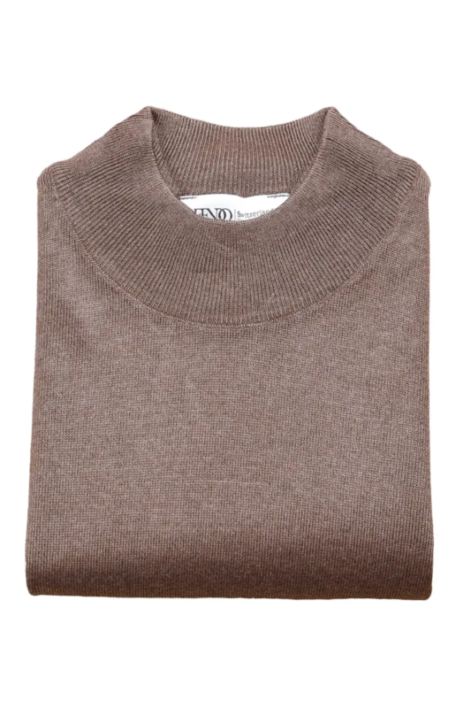 Stehkragenpullover Kamel