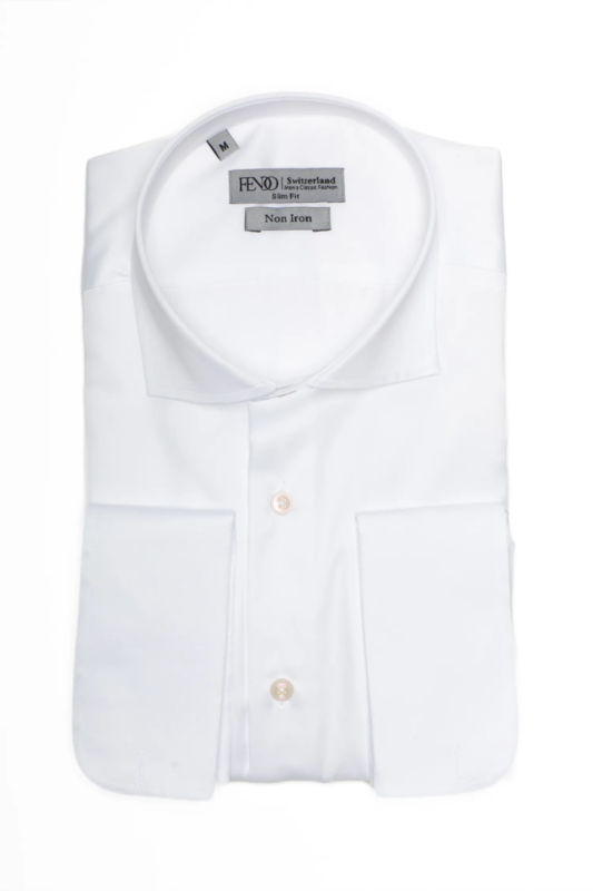 Weißes Slim Fit Hemd