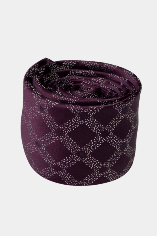 Indigo Mikrodia­mant-Mikrofaser-Krawatte